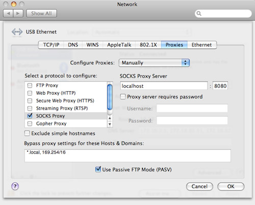 ssh tunnel mac private key